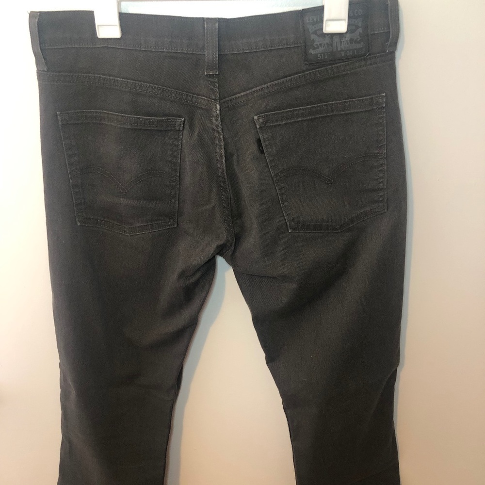 Men's Grey Levi Strauss Jeans 511 Slim Fit